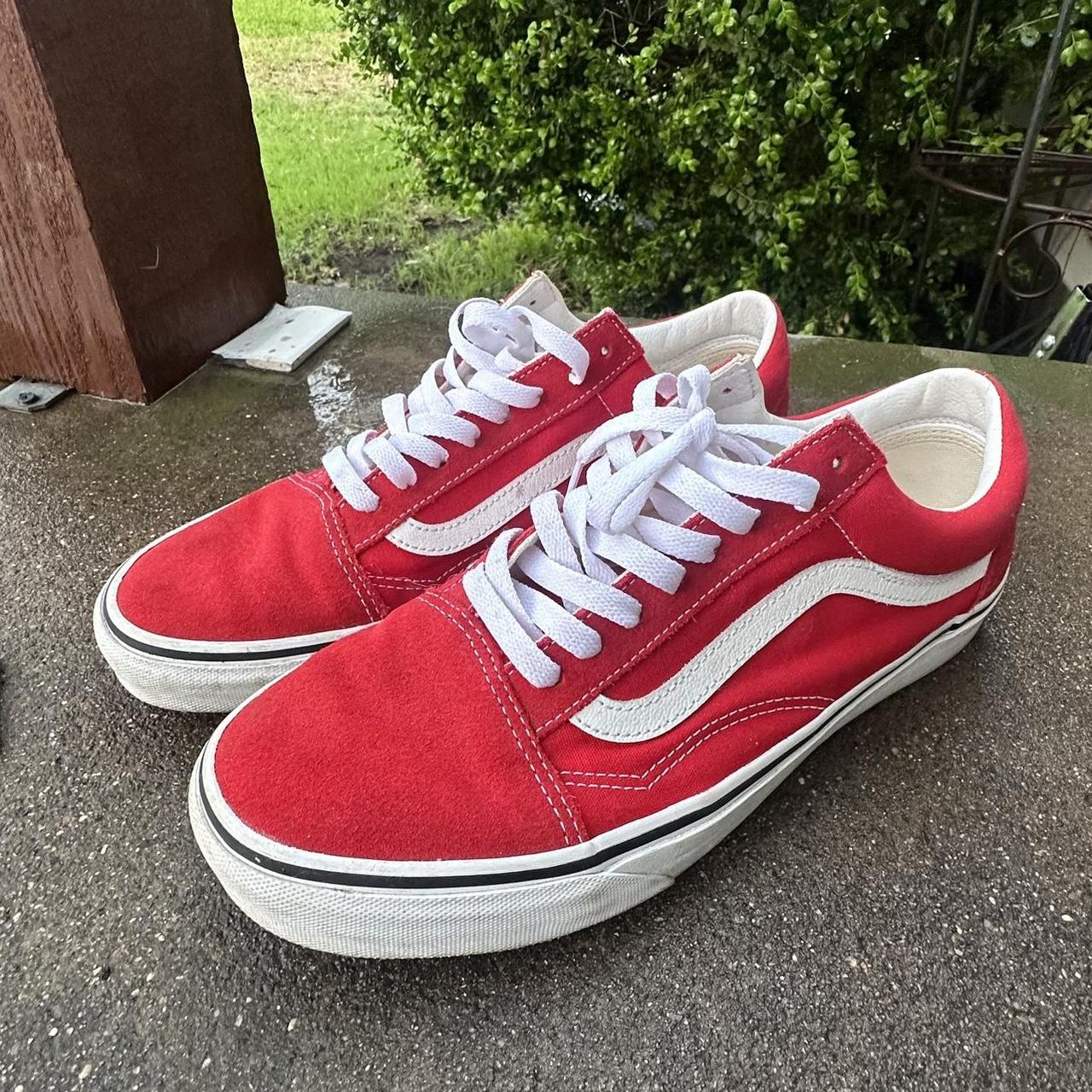 Red vans best sale size 3