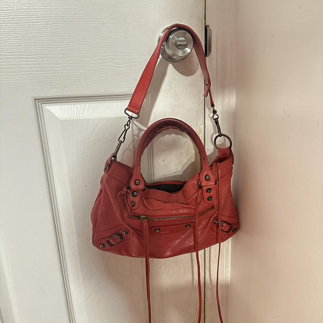 Balenciaga Women's Red Bag Depop