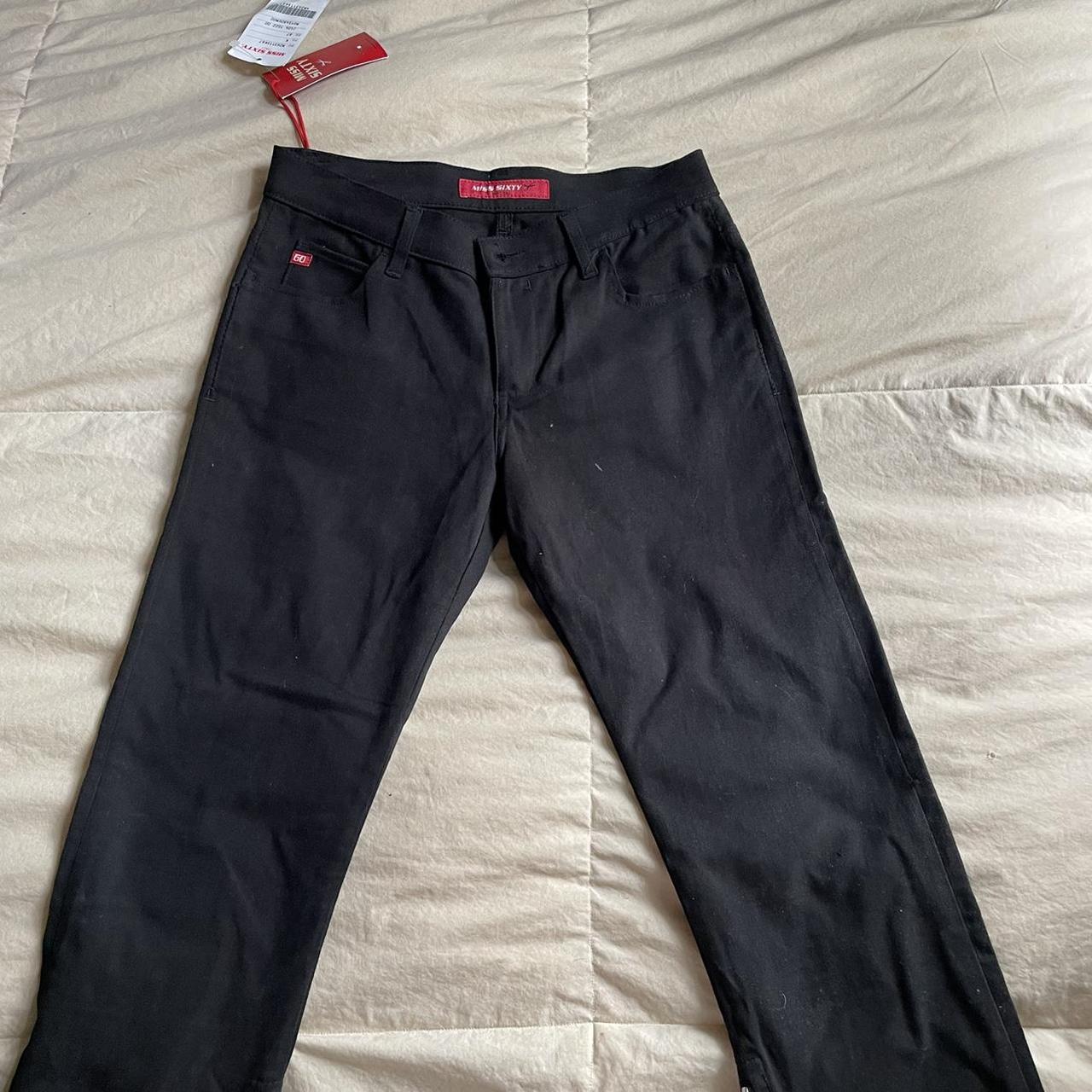 Miss Sixty Women's Black Trousers | Depop