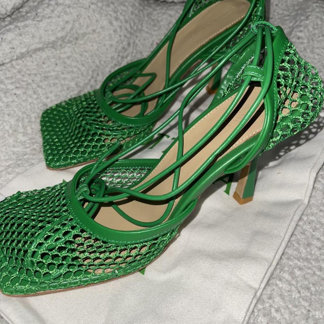 Bottega Lace Up Heels. Literally never worn... Depop