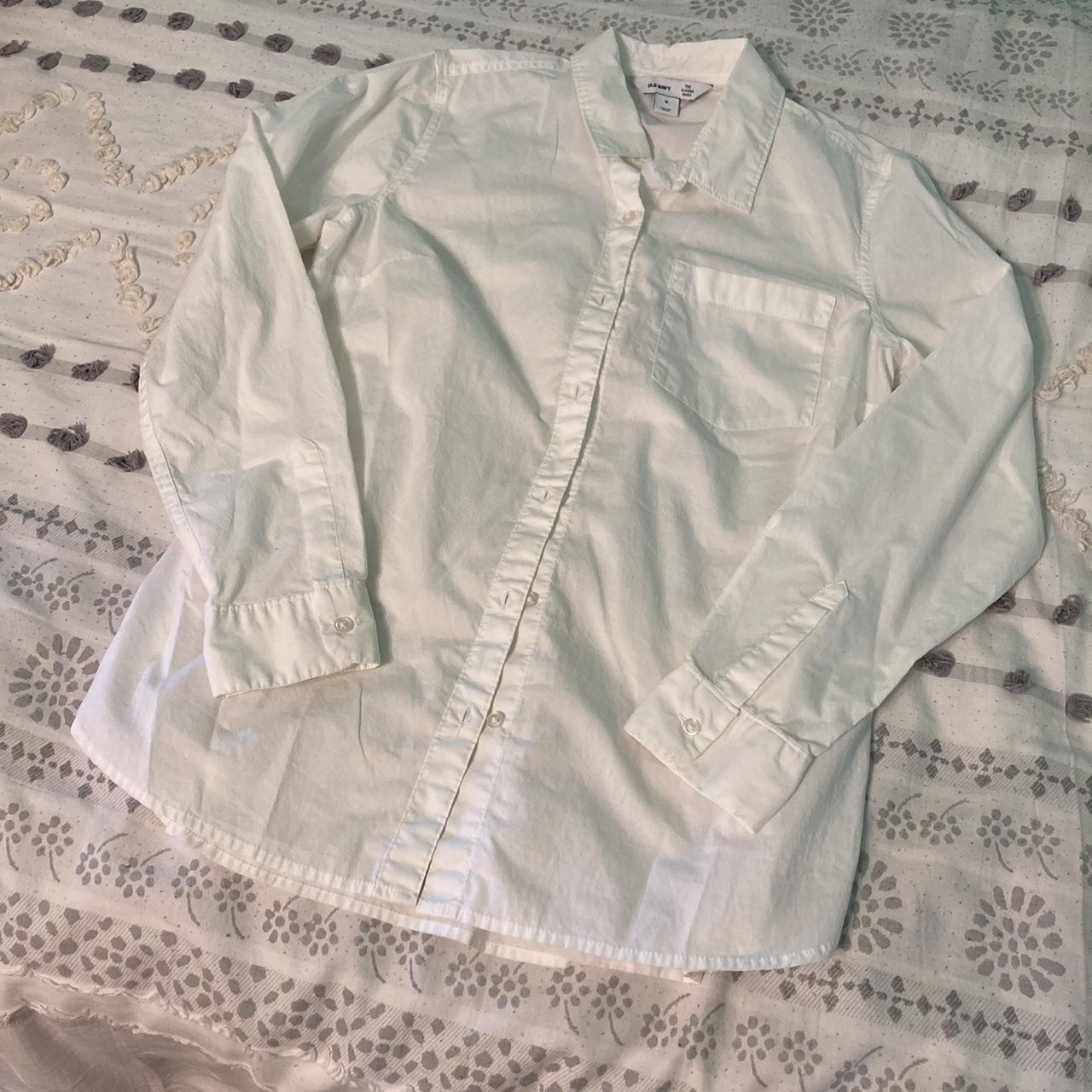 Old Navy Men's White Shirt Depop