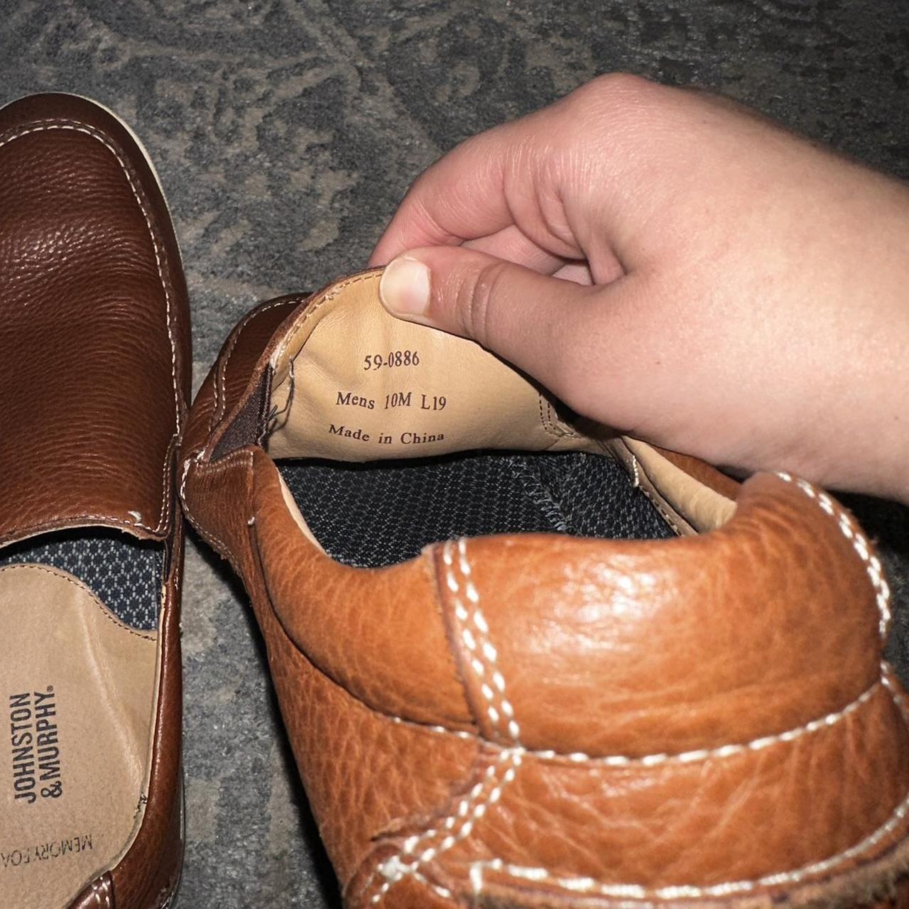 Johnston and Murphy Mens Shoes Size 10 with Memory... Depop