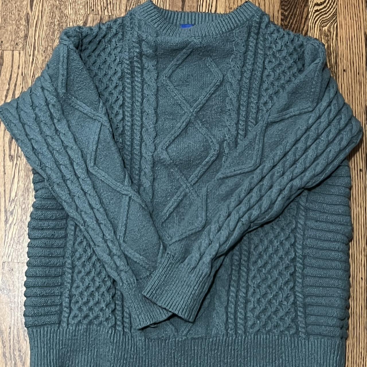 sage green sweater color most accurately shown in... - Depop