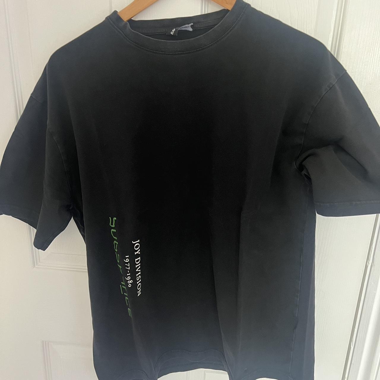 raf simons joy division t shirt