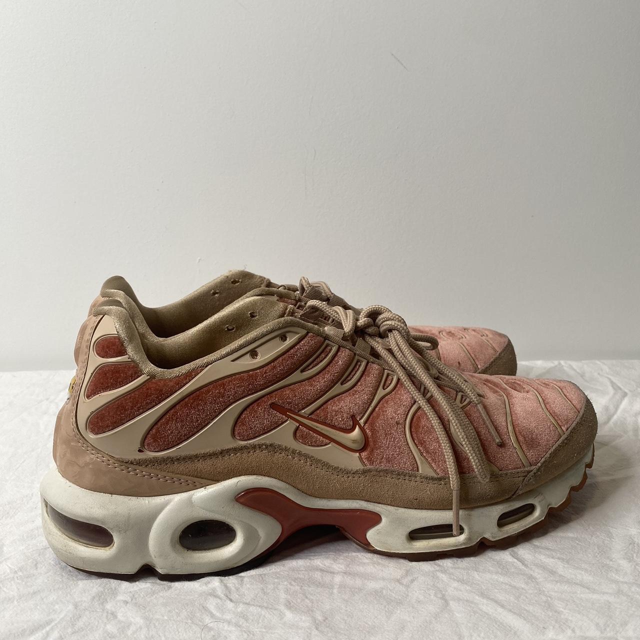 Women's Nike Air Max plus sneakers in cream white Depop