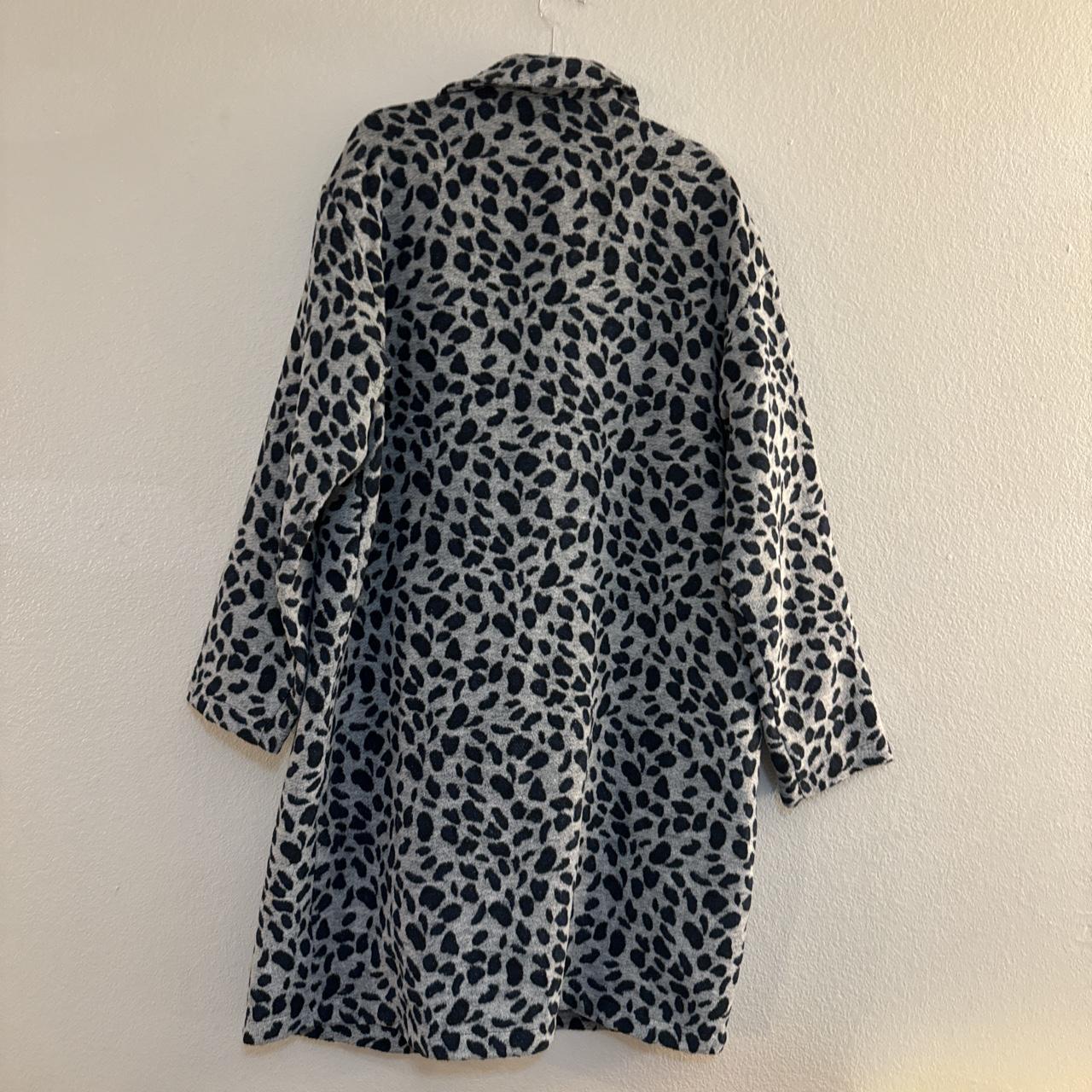 animal print Coat - Depop