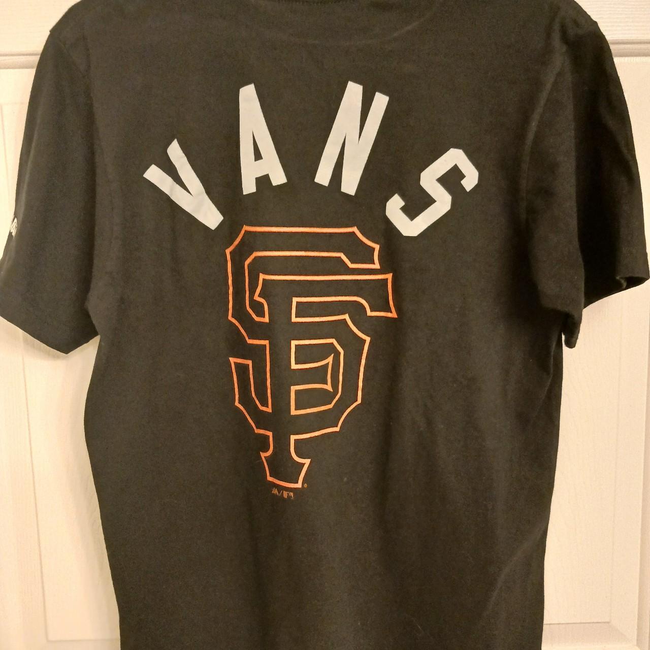 Majestic X Vans San Francisco Giants T-shirt Men's - Depop