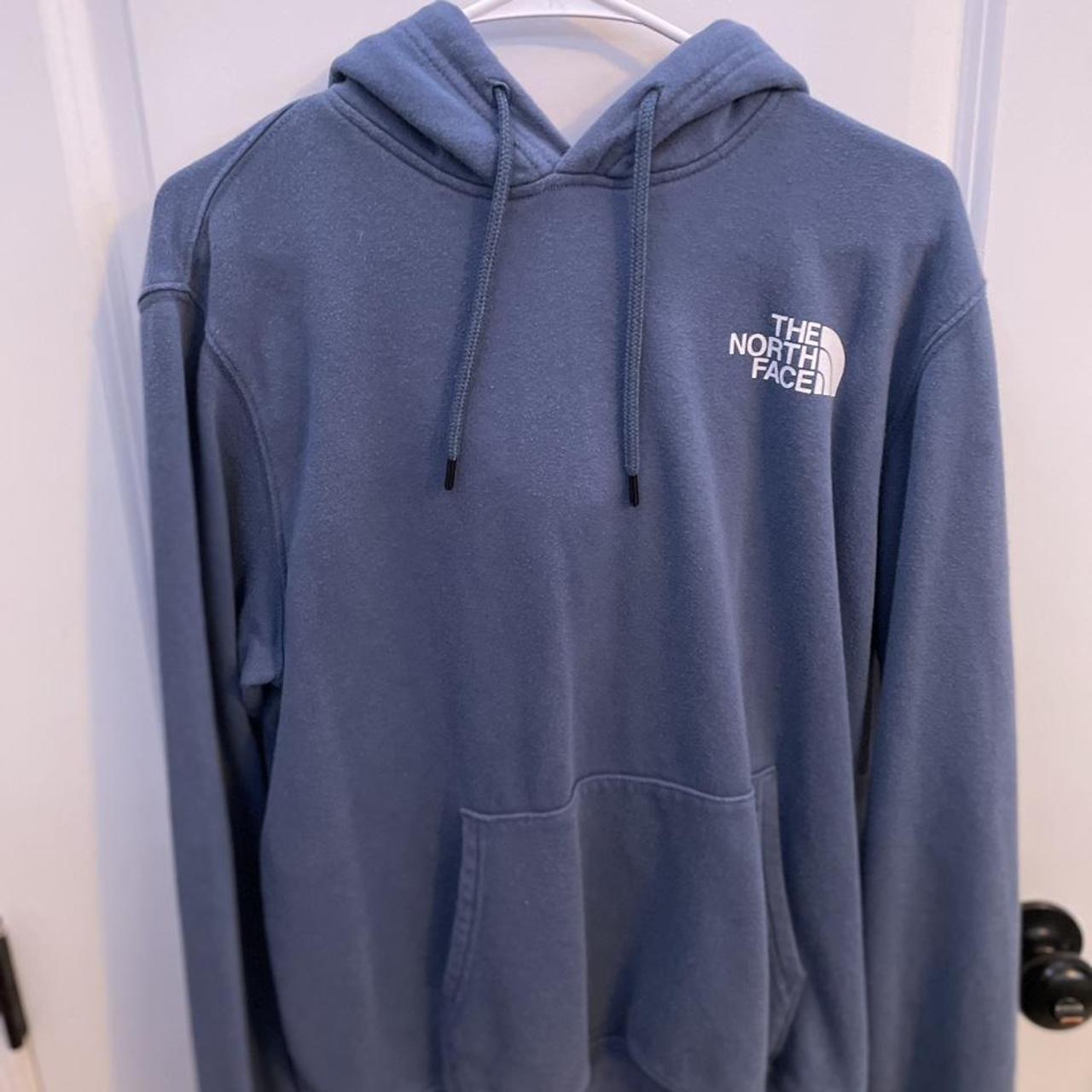 The North Face Men's Blue Hoodie | Depop