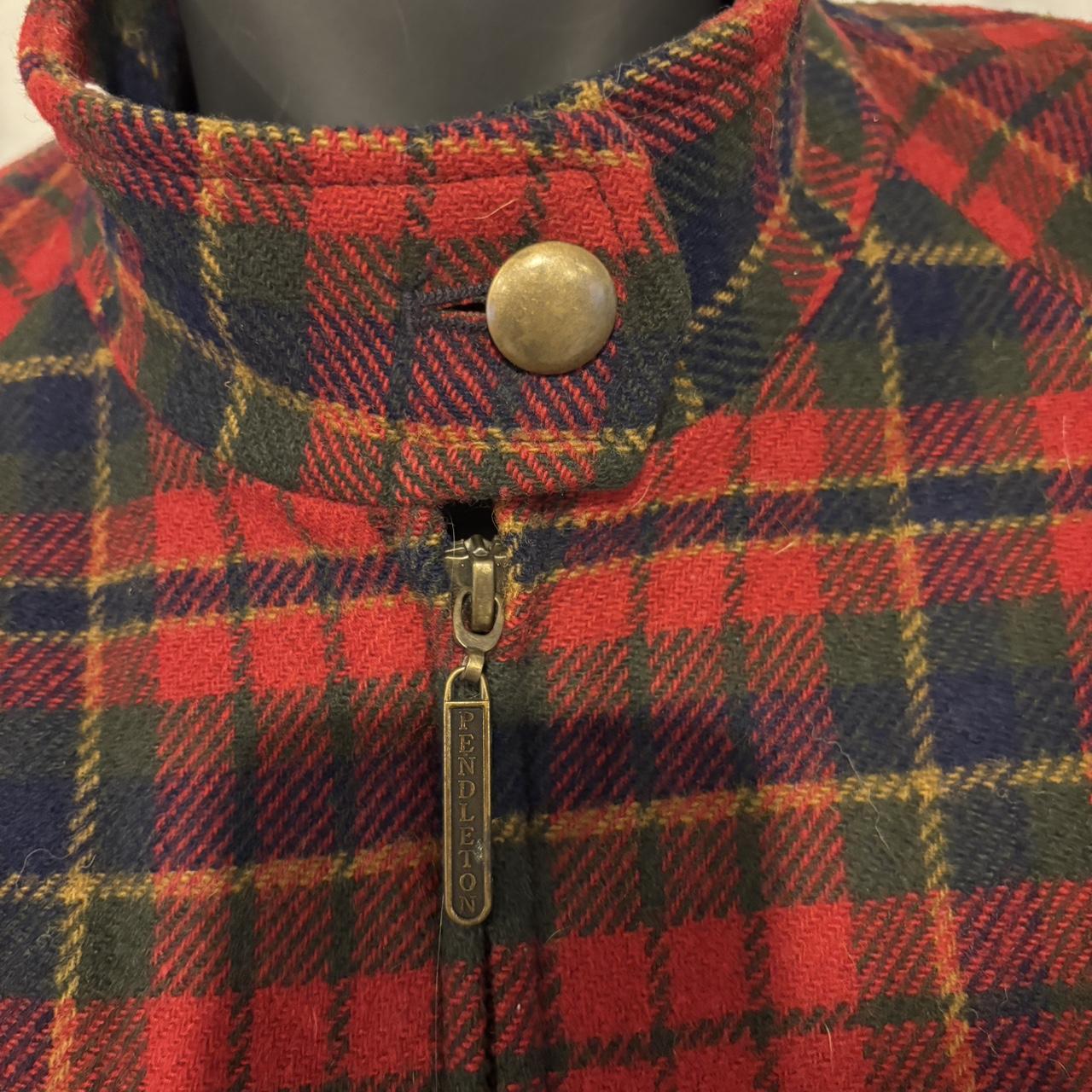 Pendleton Women's Bomber Jacket - Red/Multi - L –… - image 4