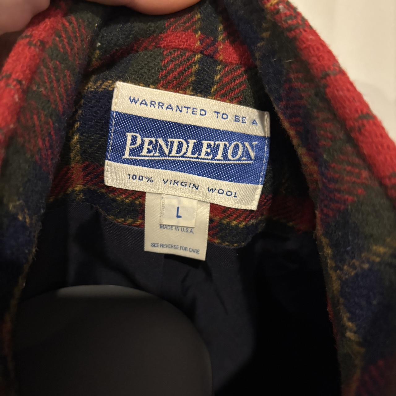 Pendleton Women's Bomber Jacket - Red/Multi - L –… - image 5