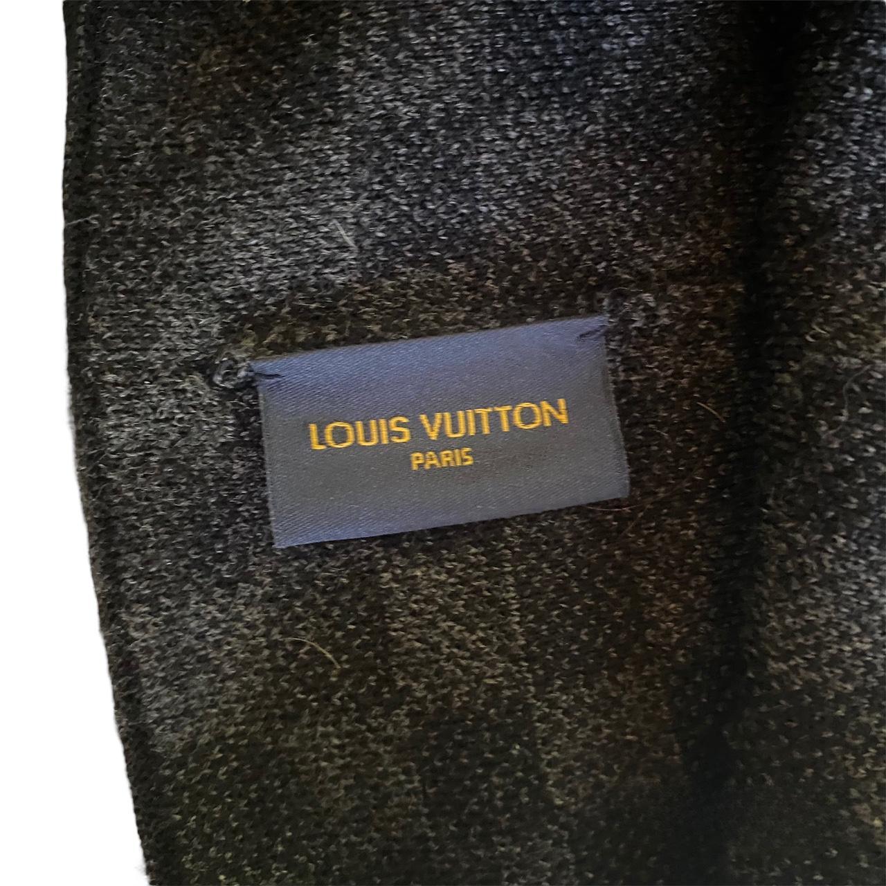 Louis Vuitton Petit Damier Beanie - Graphite One - Depop
