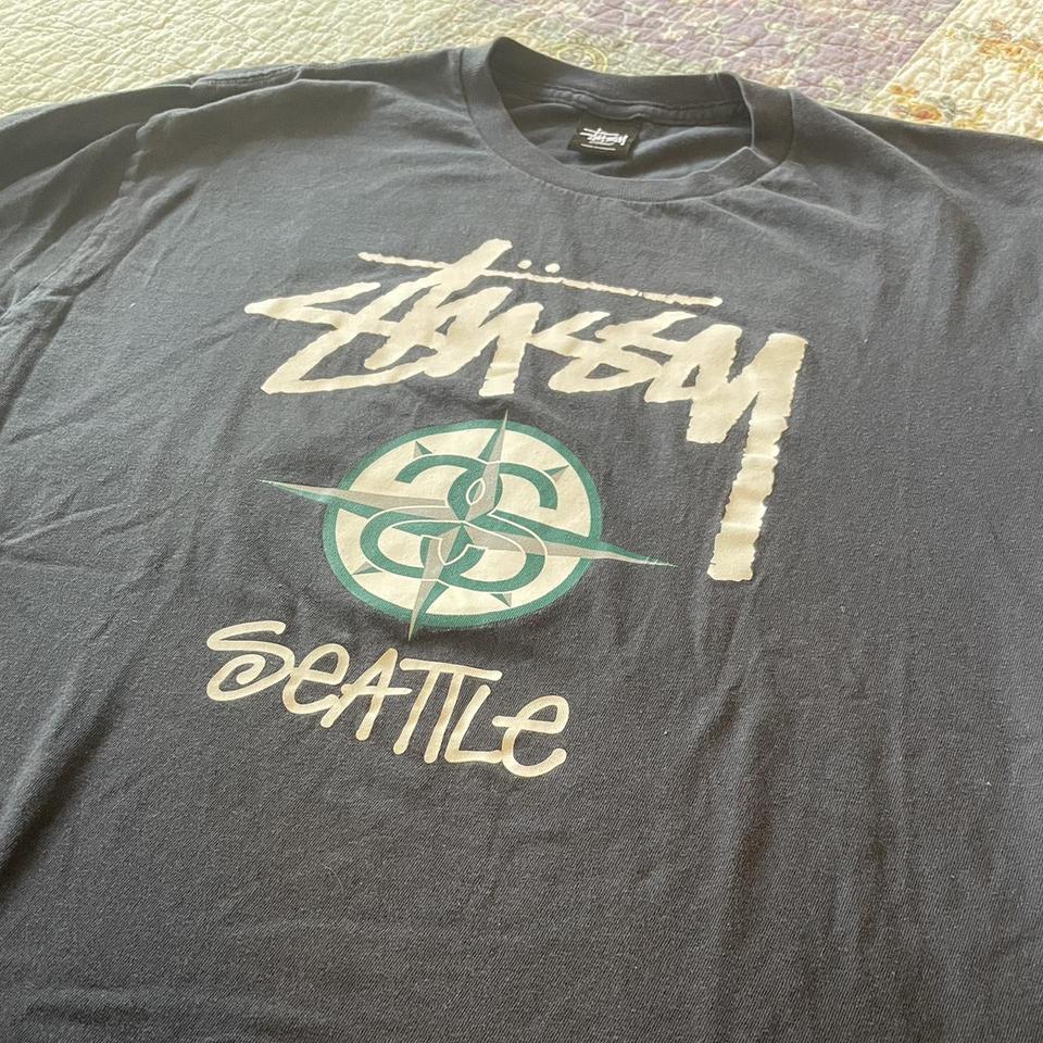 Extremely Rare❗️Vintage Stussy All Logo Fullprint - Depop