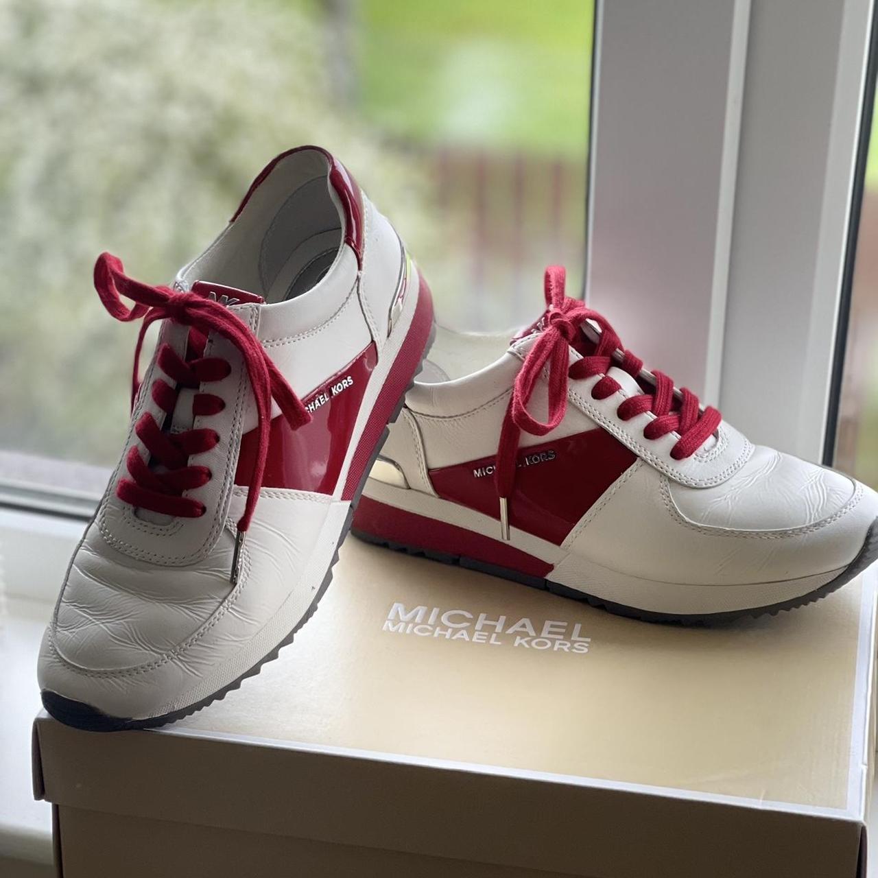 michael kors ladies white trainers