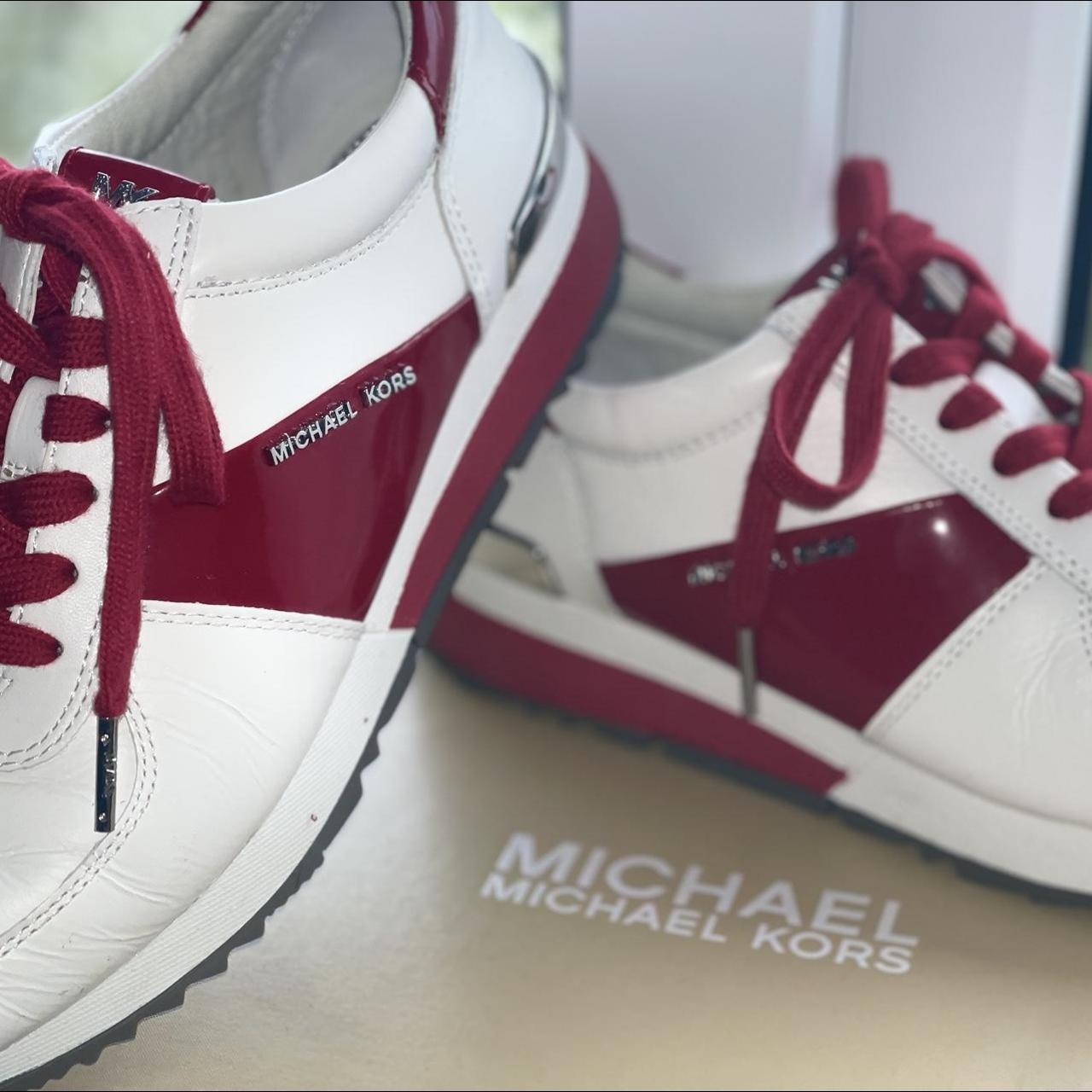 michael kors ladies white trainers