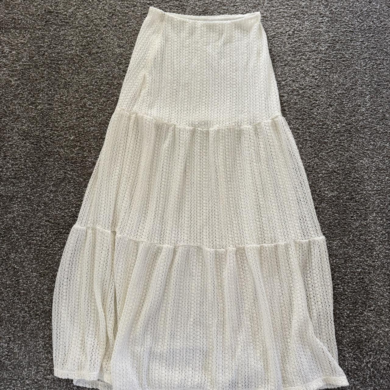 White Fox Boutique Women's Skirt - White/Cream - … - image 1