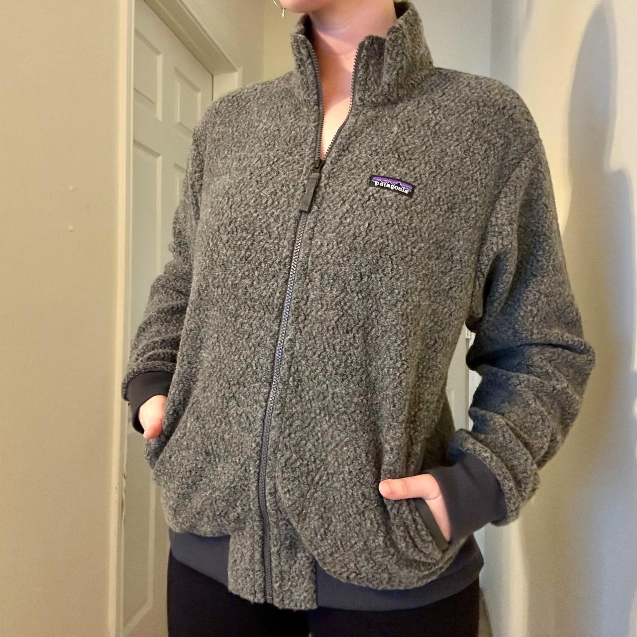 Patagonia grey zip online up