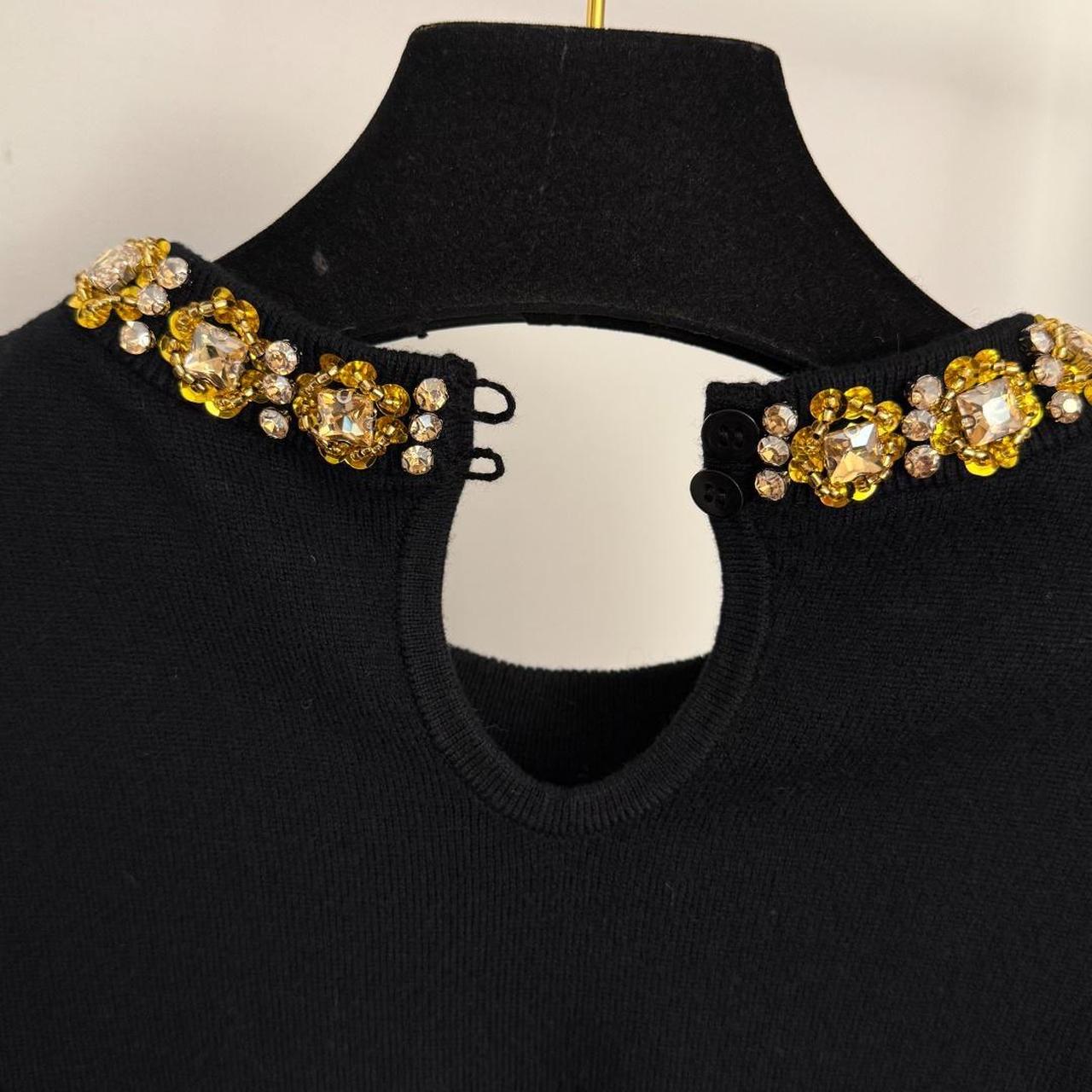 Miu Miu Women's Sweater - Black - M – Miu Miu Bla… - image 7