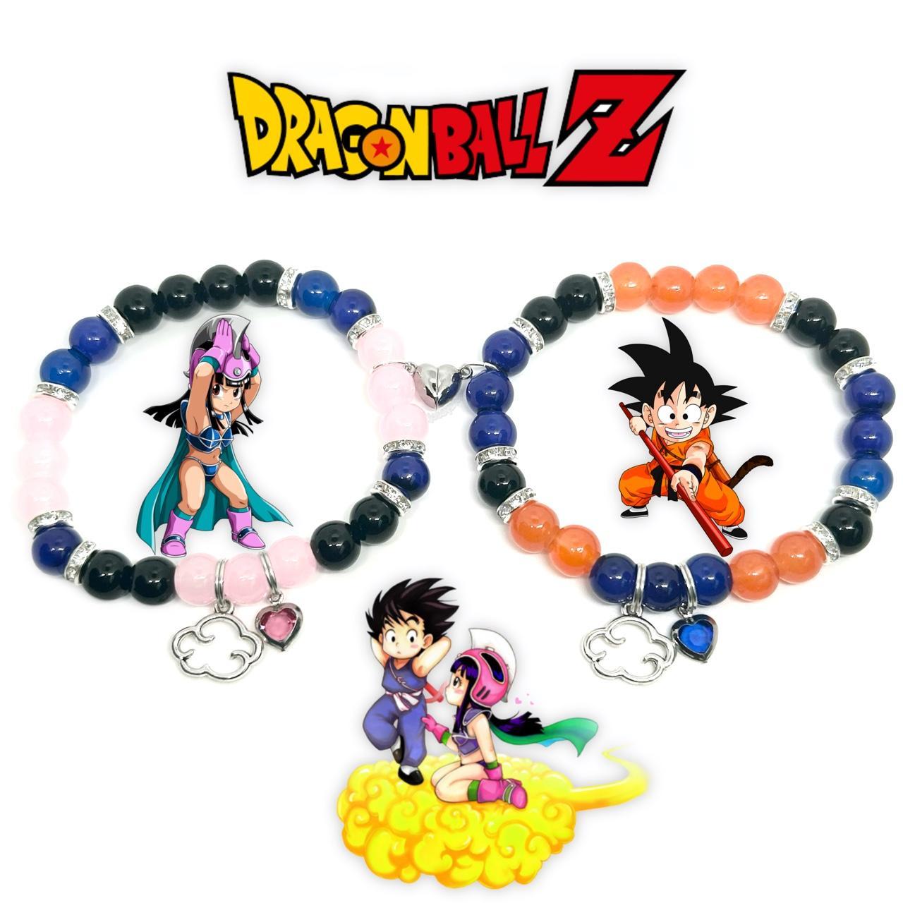 goku x chichi matching set <3 - stretchy cord -... - Depop