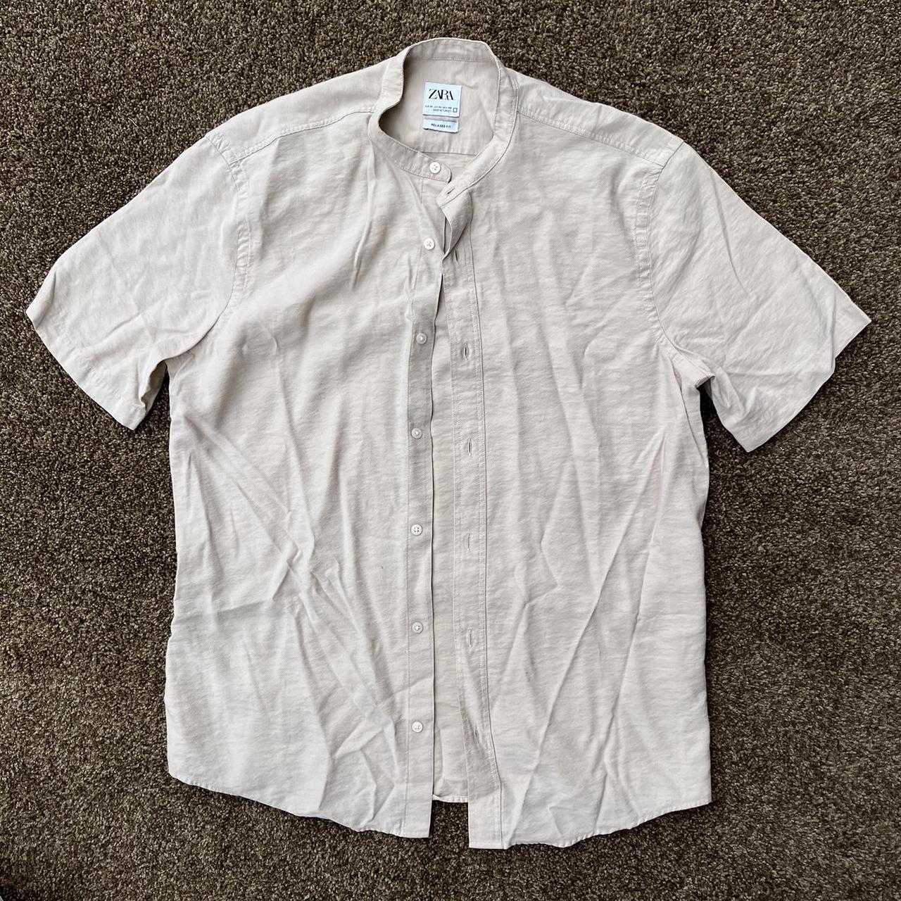 Zara Men's Cream Shirt | Depop