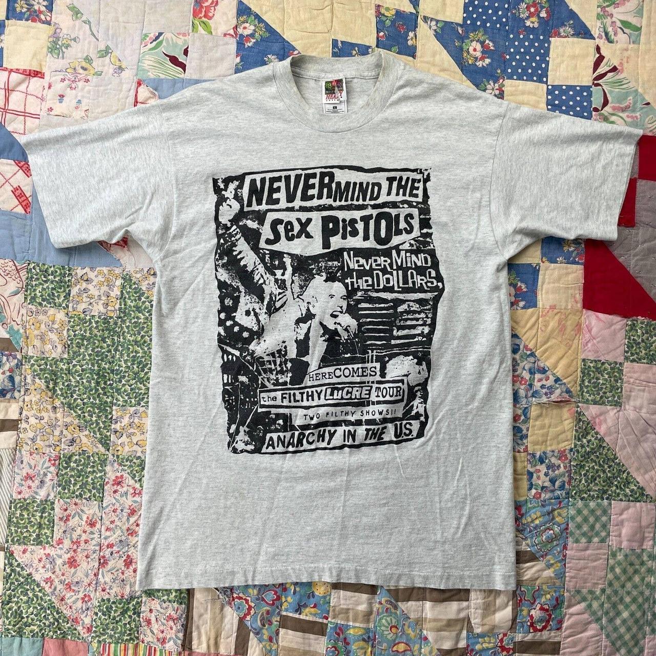 Vintage 90s Sex Pistols Filthy Lucre Tour Nevermind... - Depop