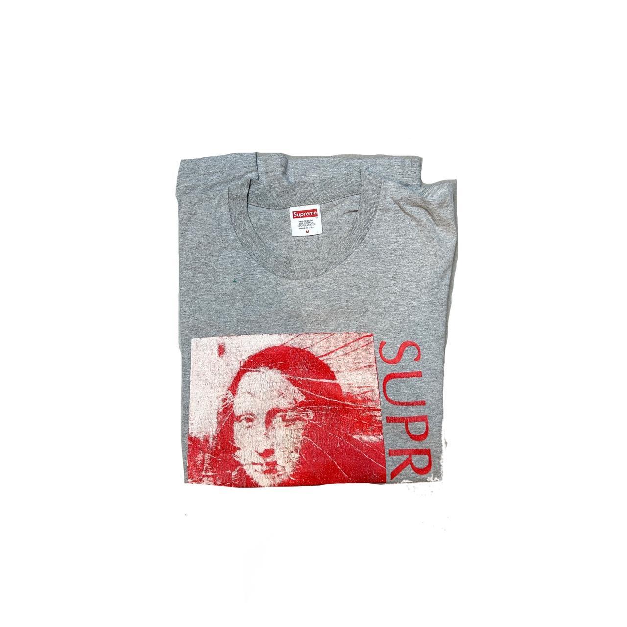 18ss Supreme Mona Lisa Tee モナリザ 新品　ホワイト Depop Supreme Mona Lisa Tee Grey Supreme Mona Lisa Tee White