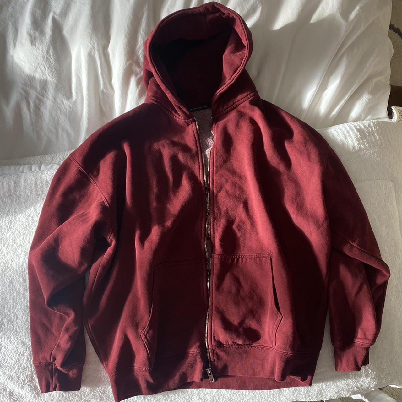 Brandy Melville Zip Up Hoodie Depop