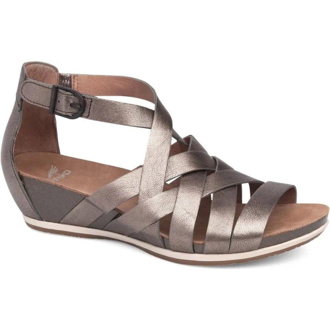 Dansko Vivian gladiator sandal Pewter bronze