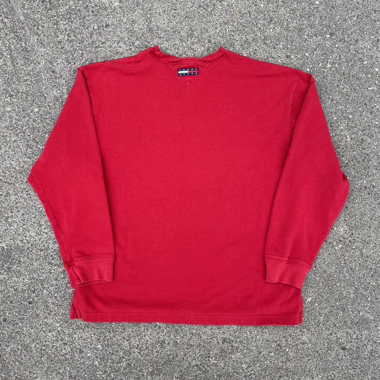 2000s Tommy Hilfiger Sweater Size L; Measures... - Depop