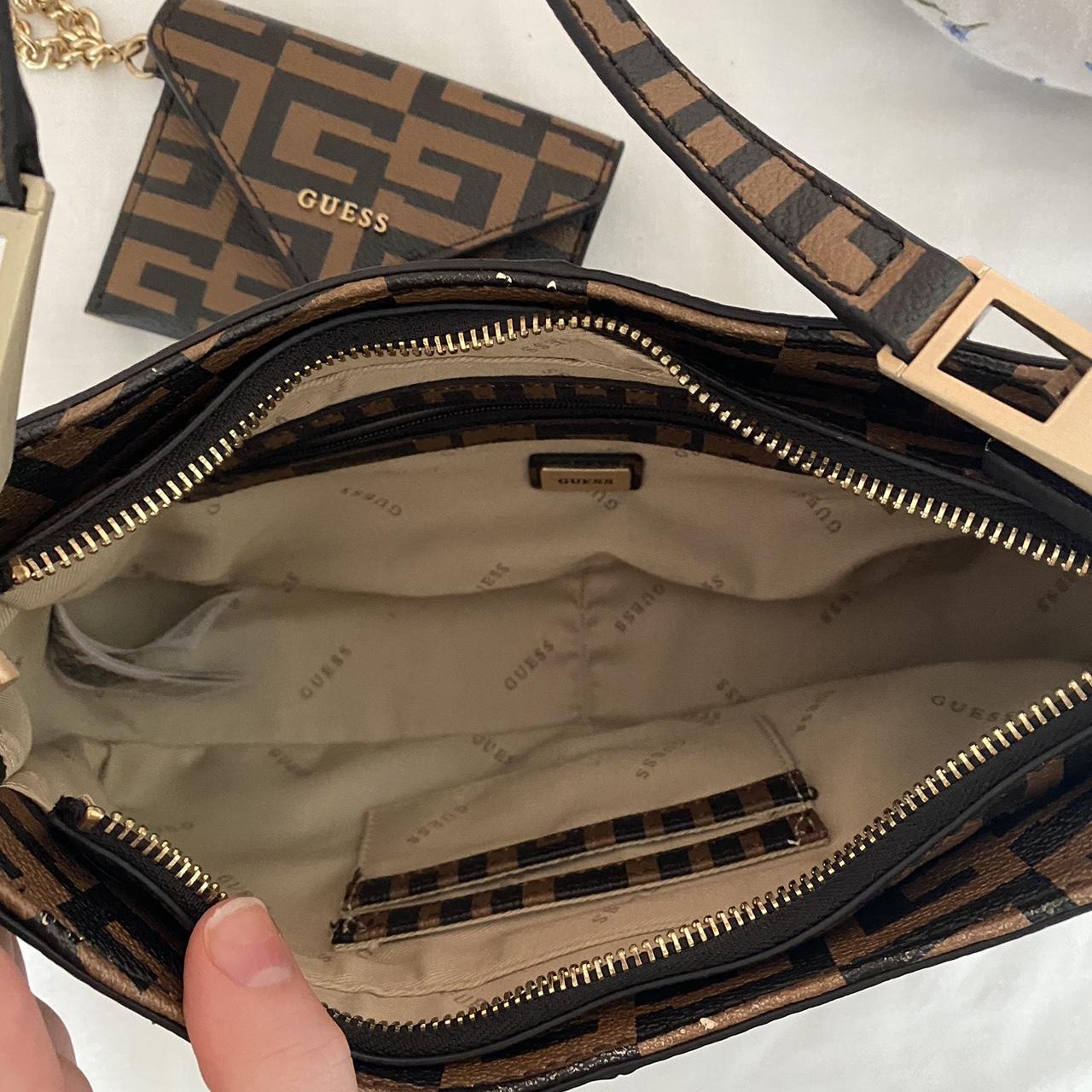 Brown Guess Handbags Arnotts GUESS Giully Quilted Shoulder Bag