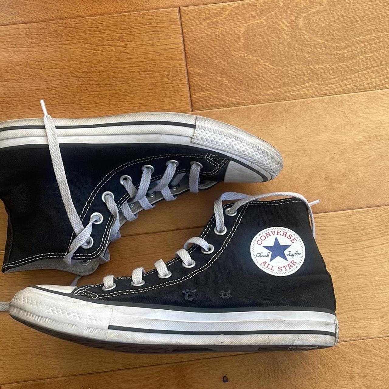 Black Converse All Star size: women’s 8 - Depop