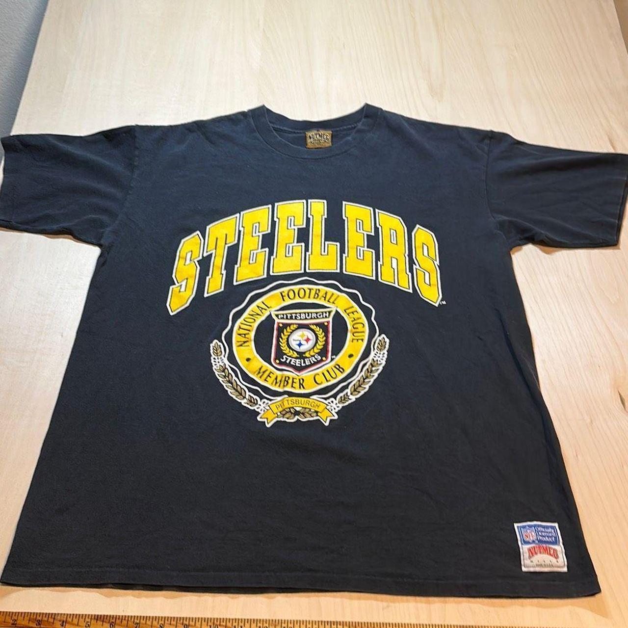 VINTAGE STEELERS BUTTON UP SHIRT Pittsburgh Steelers - Depop