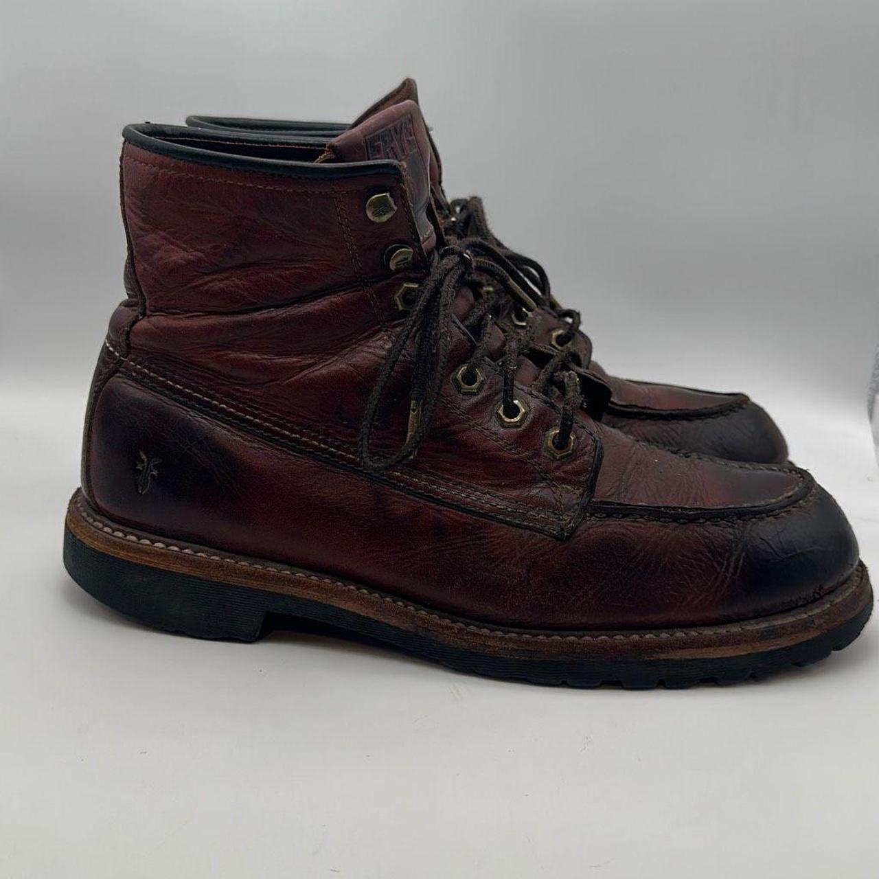 Frye Men's 9.5 Dakota Mid Lace-up Brown Leather...