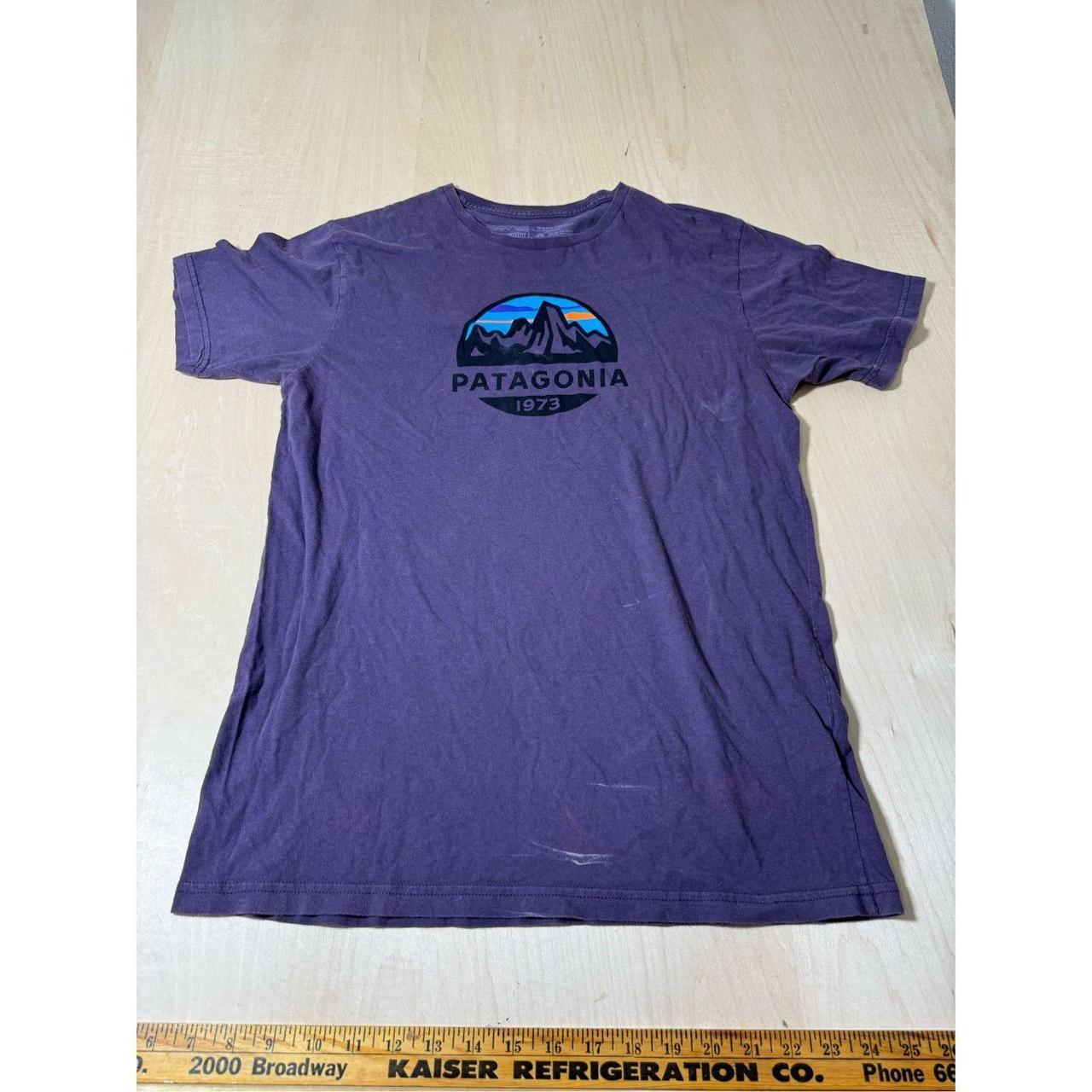 Patagonia t shirt purple best sale