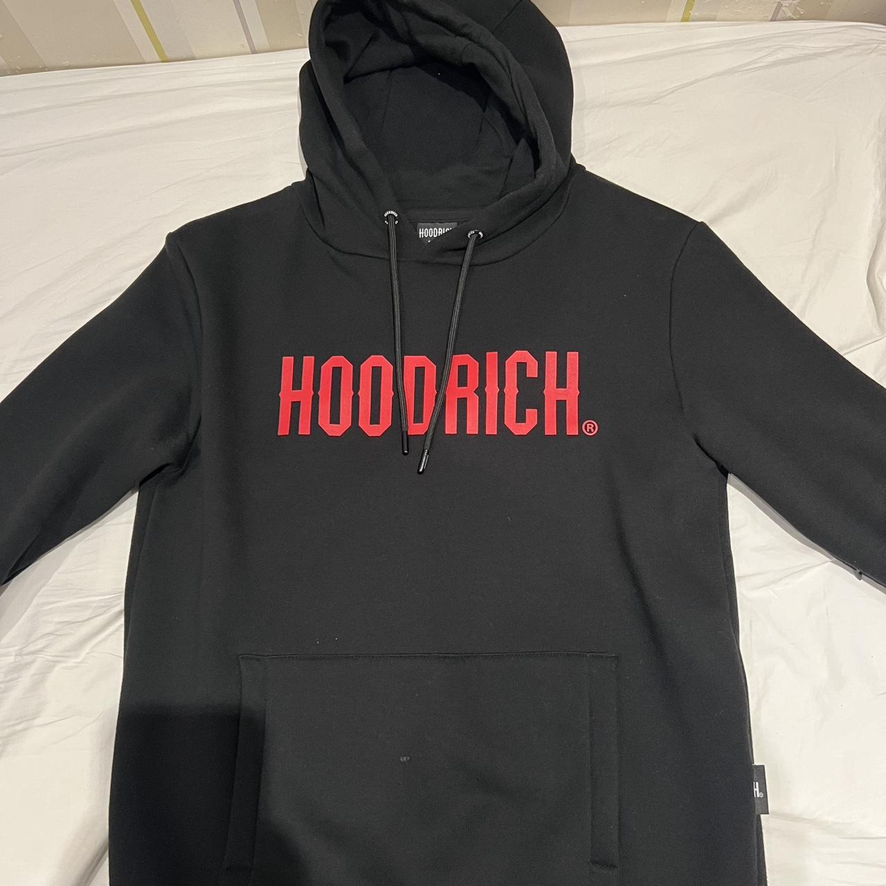 Hoodrich red logo hoodie, size M - RRP £50 -... - Depop