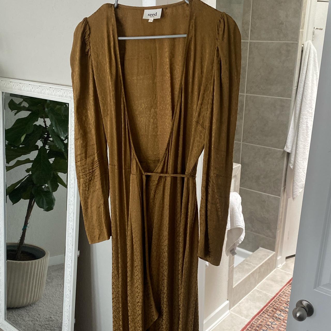 Seed Heritage Wrap Dress Animal Print Depop