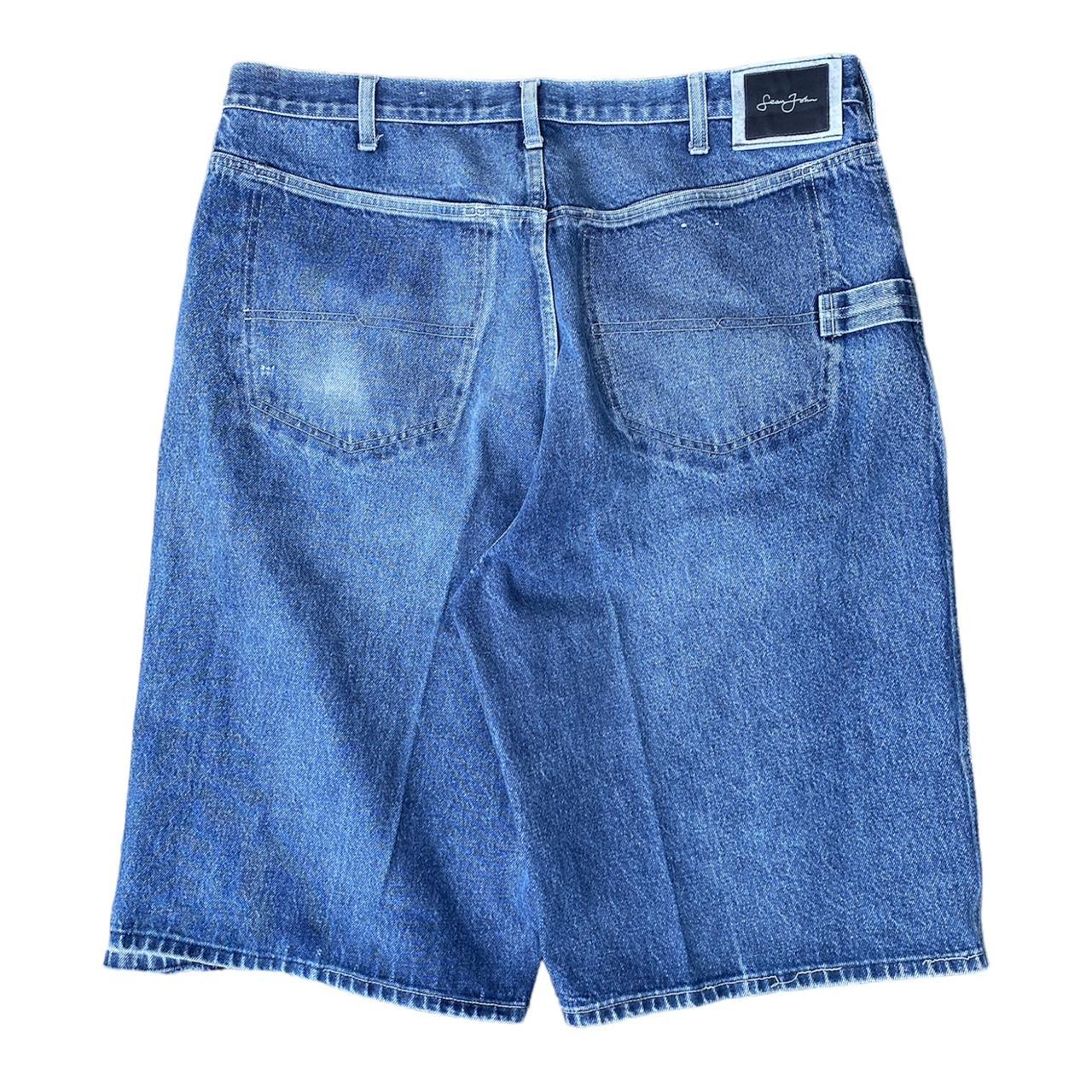 Sean John Y2K Jean Shorts Size 38 Baggy Jorts... - Depop