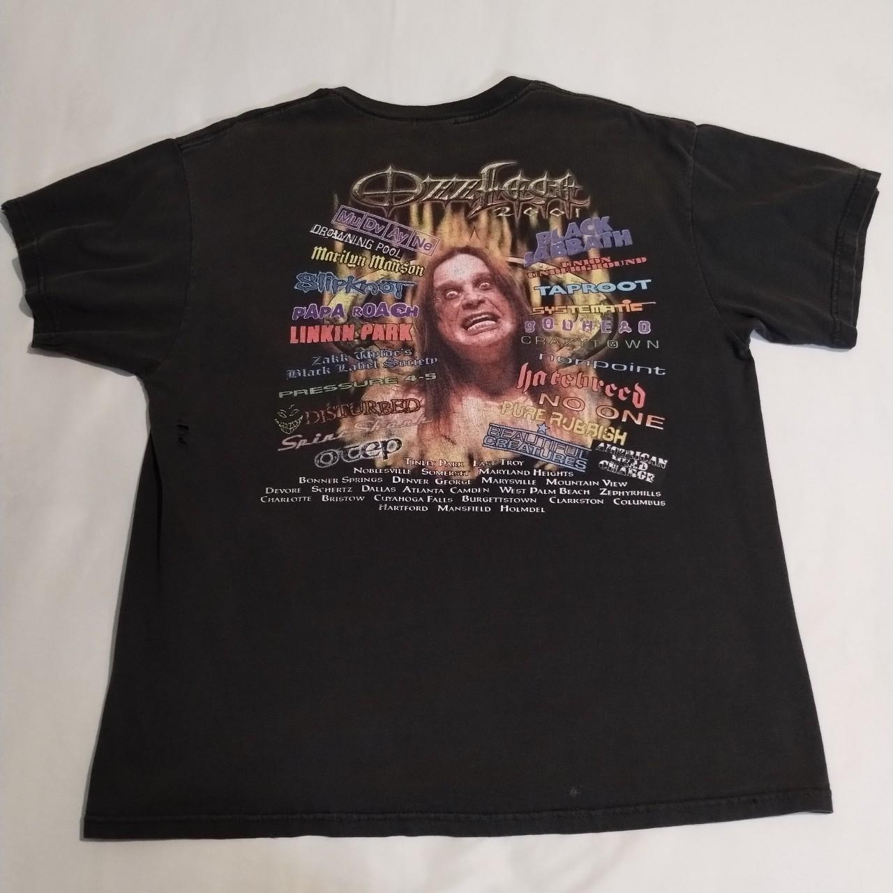 2001 outlet OZZFEST VINTAGE T-SHIRT