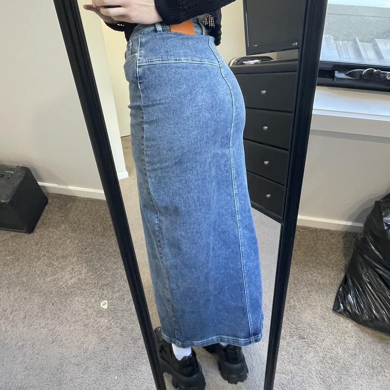 Denim maxi skirt 🦋 Princess Polly Maxi
