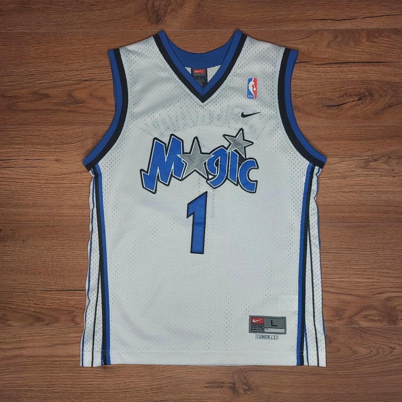 Vintage Nike shops NBA Orlando Magic Tracy Mcgrady Jersey Size Youth Large Blue