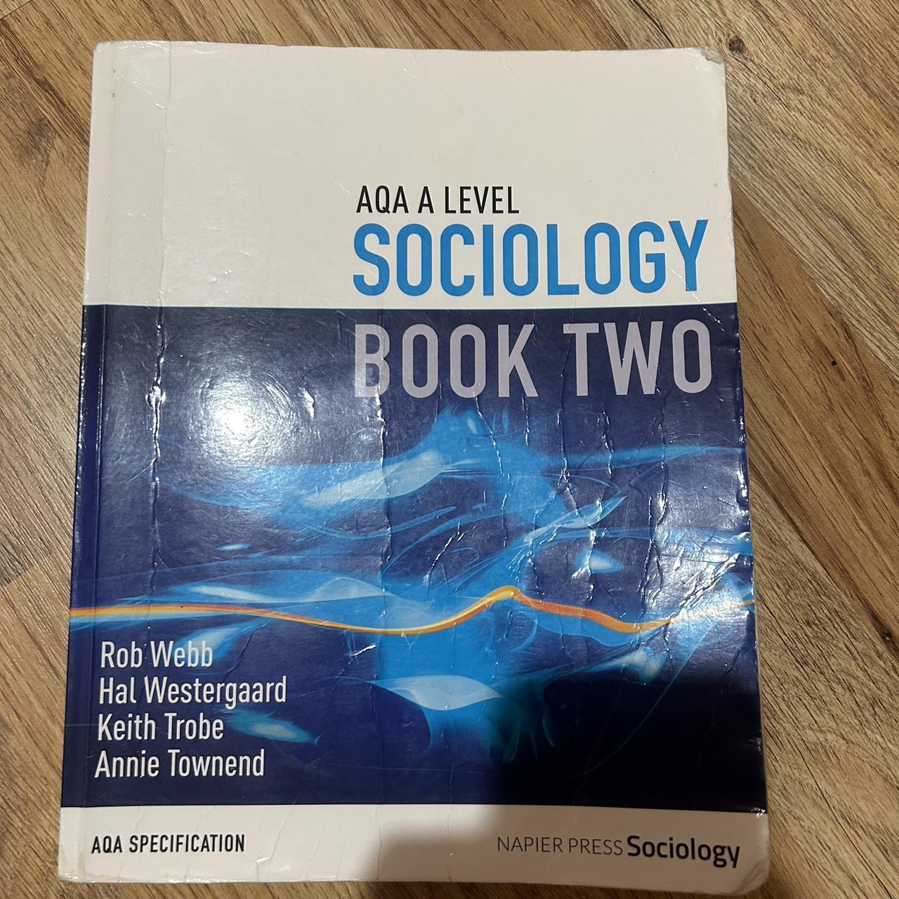 AQA A Level Sociology Book Two (Napier Press... - Depop