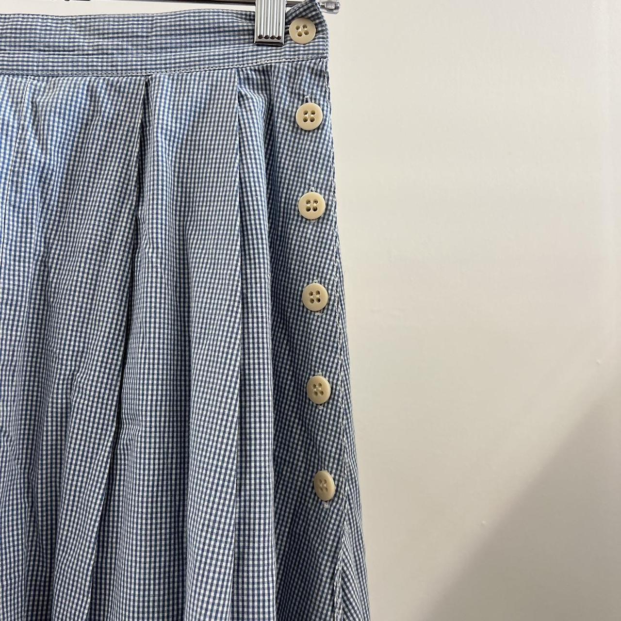 Armani Jeans Women's White and Blue Skirt (4)