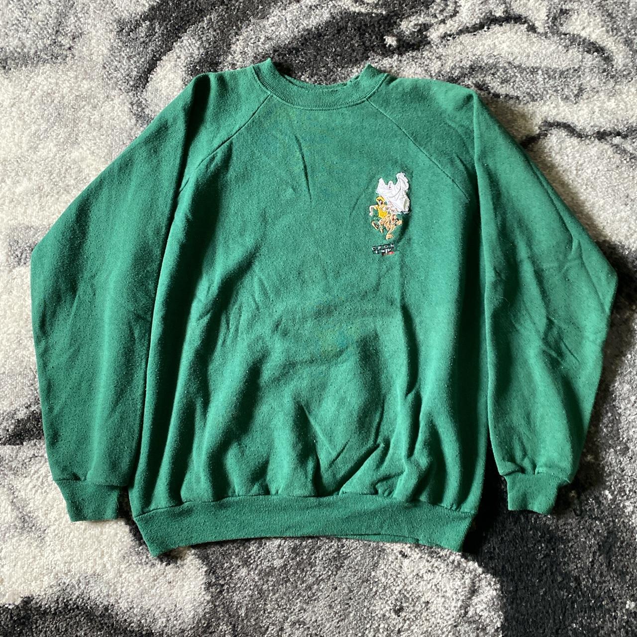 Men's Green Sweatshirt Depop
