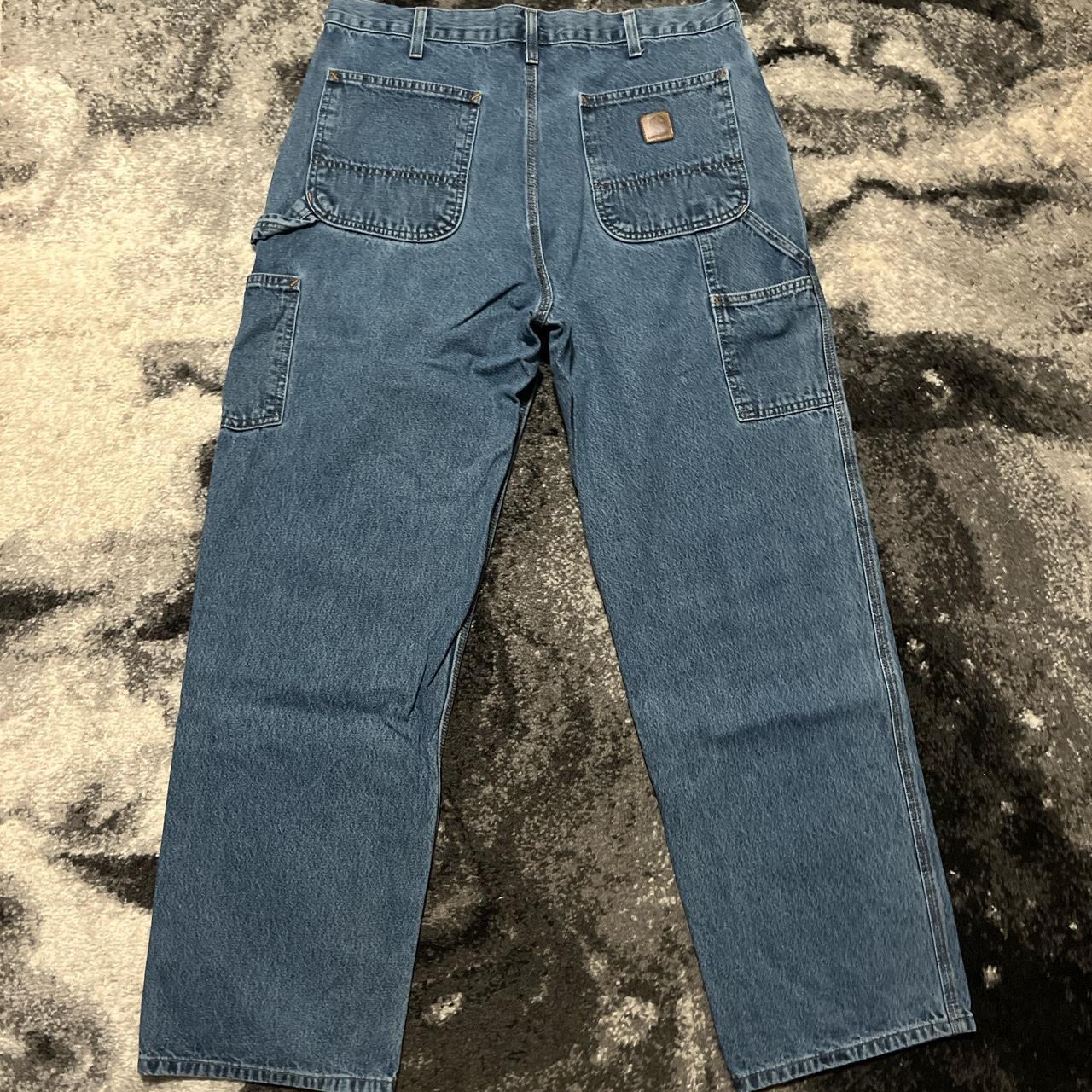 Denim Carhartt Carpenter Pants No flaws Size tag... - Depop