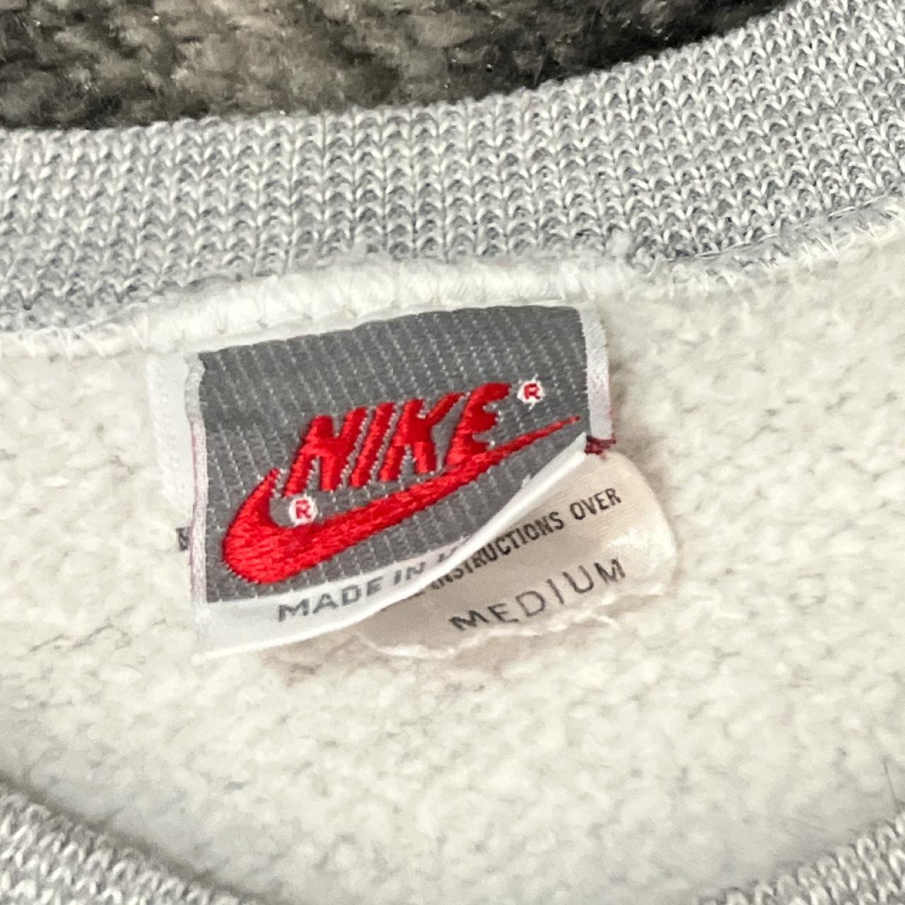 Vintage Nike Spellout Sweatshirt No flaws Size:... - Depop