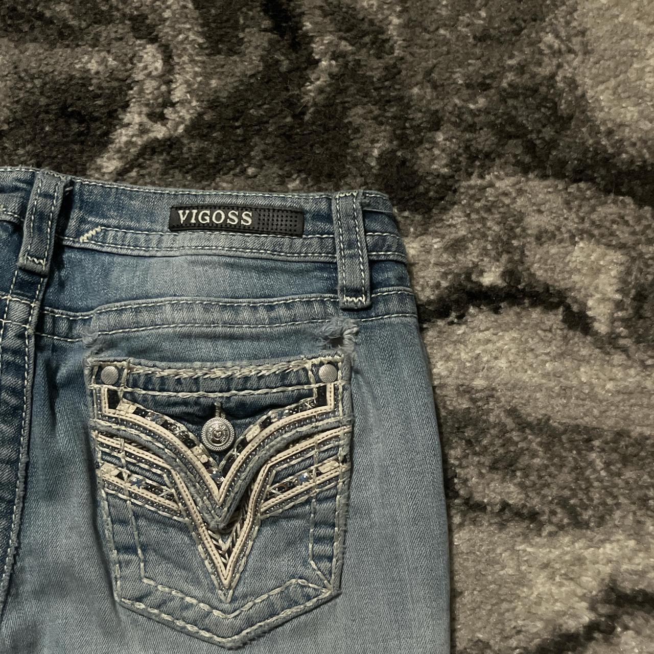 Y2K Vigoss jeans Staining & fading Size tag... Depop