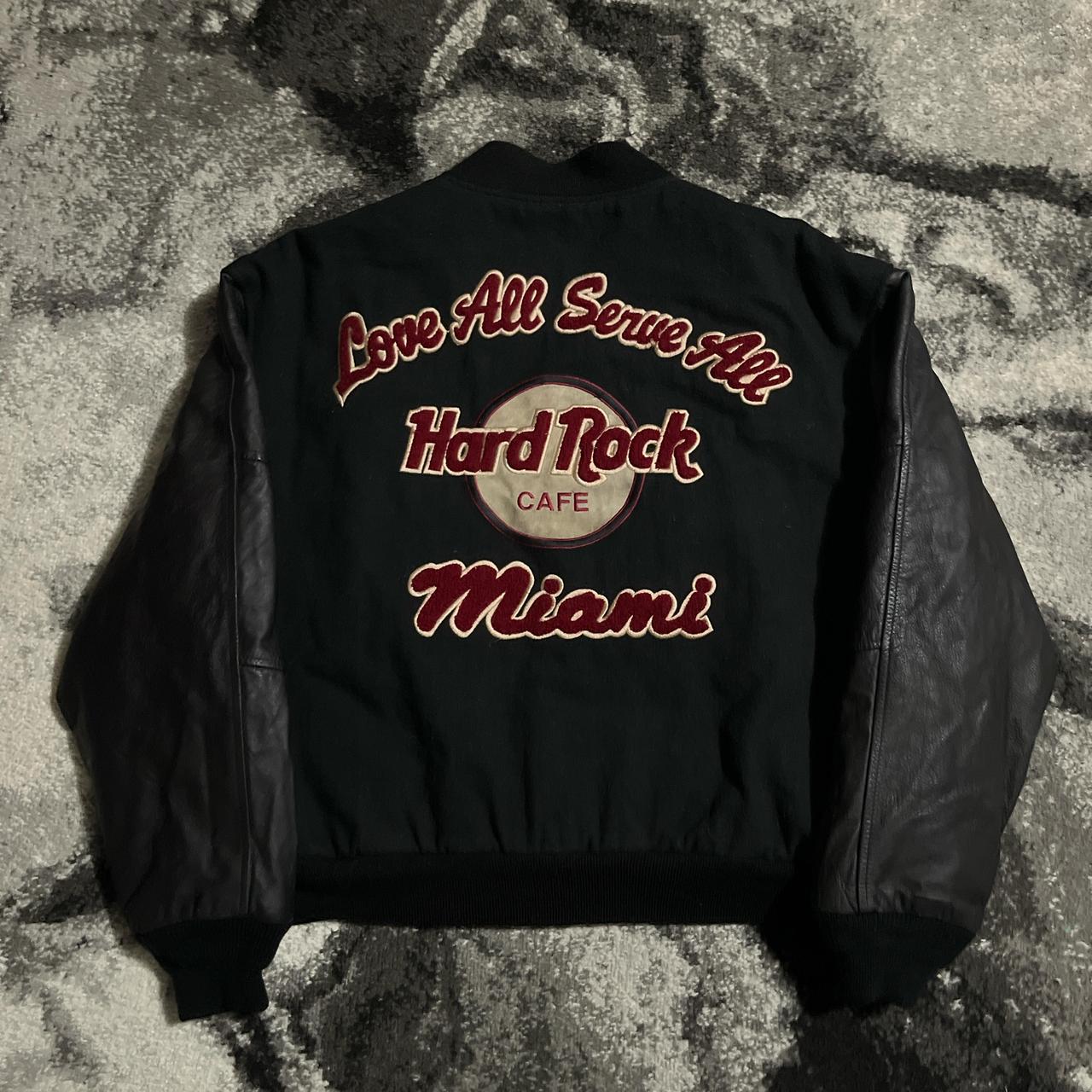 Vintage Hard Rock Cafe high quality varsity jacket