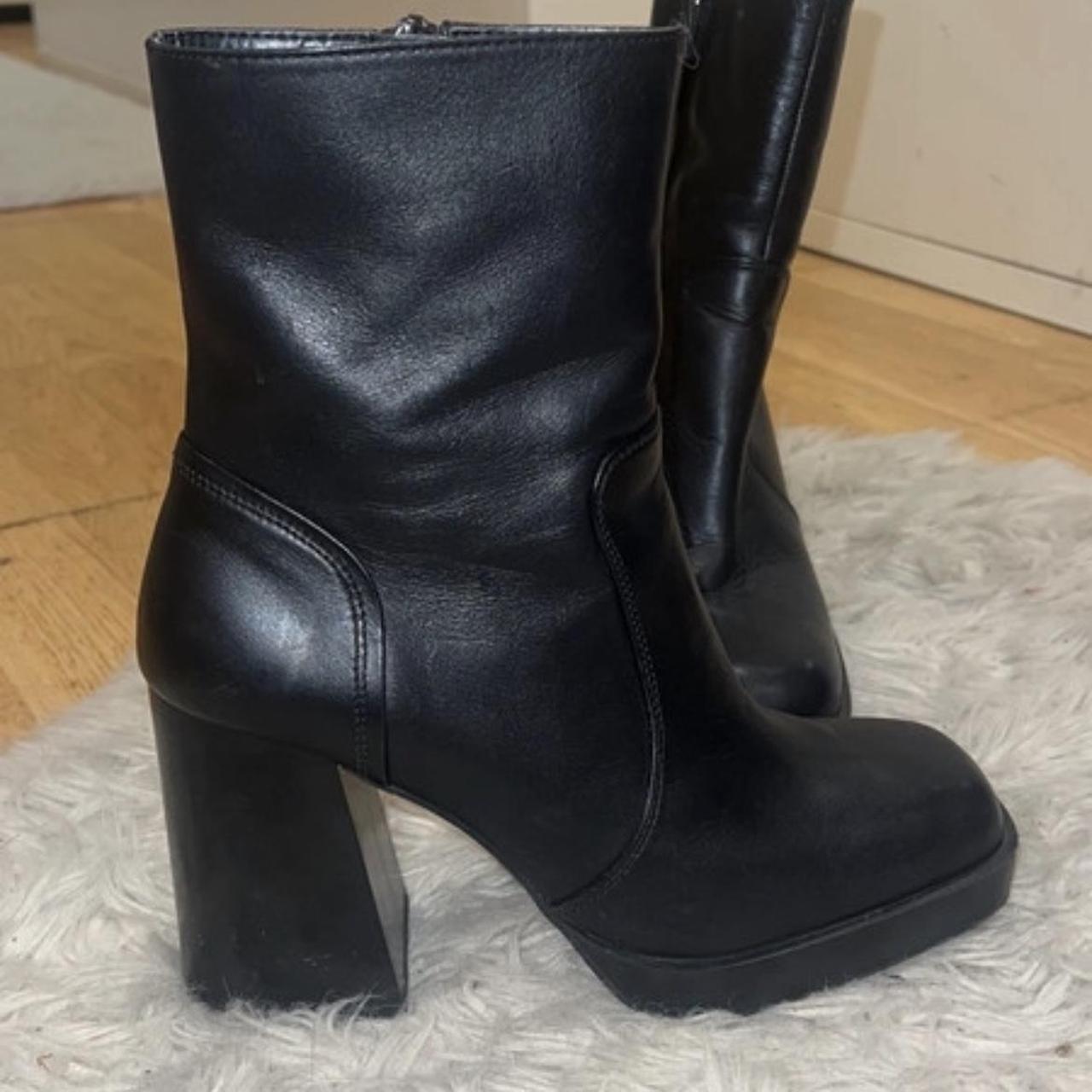 zara girls black boots