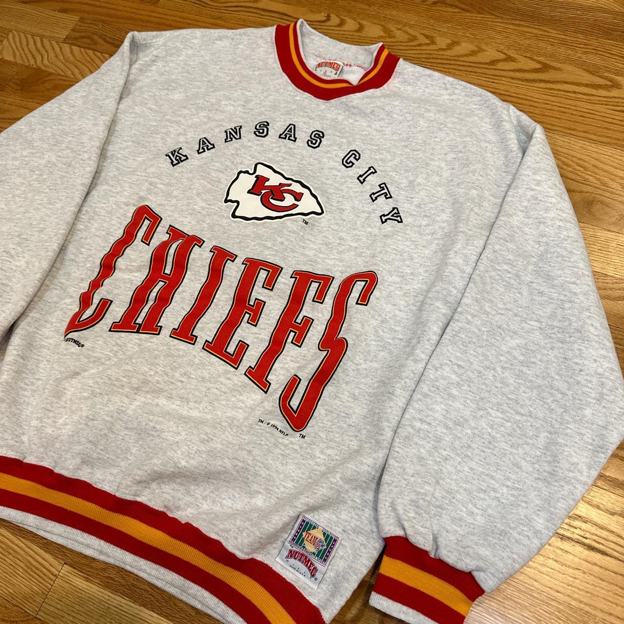 Vintage Nutmeg 1994 Kansas City Chiefs Heathered Gray