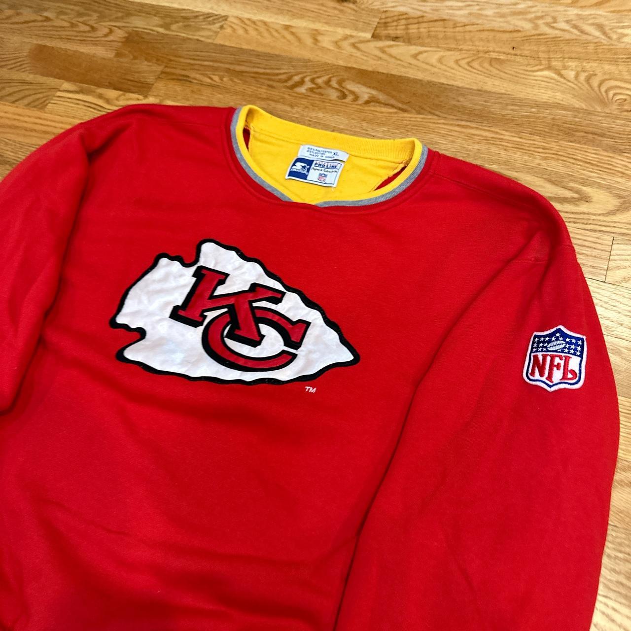 Starter Kansas City Chiefs Crew Neck Sweatshirt XL / Chiefs Red Mens Sportswear