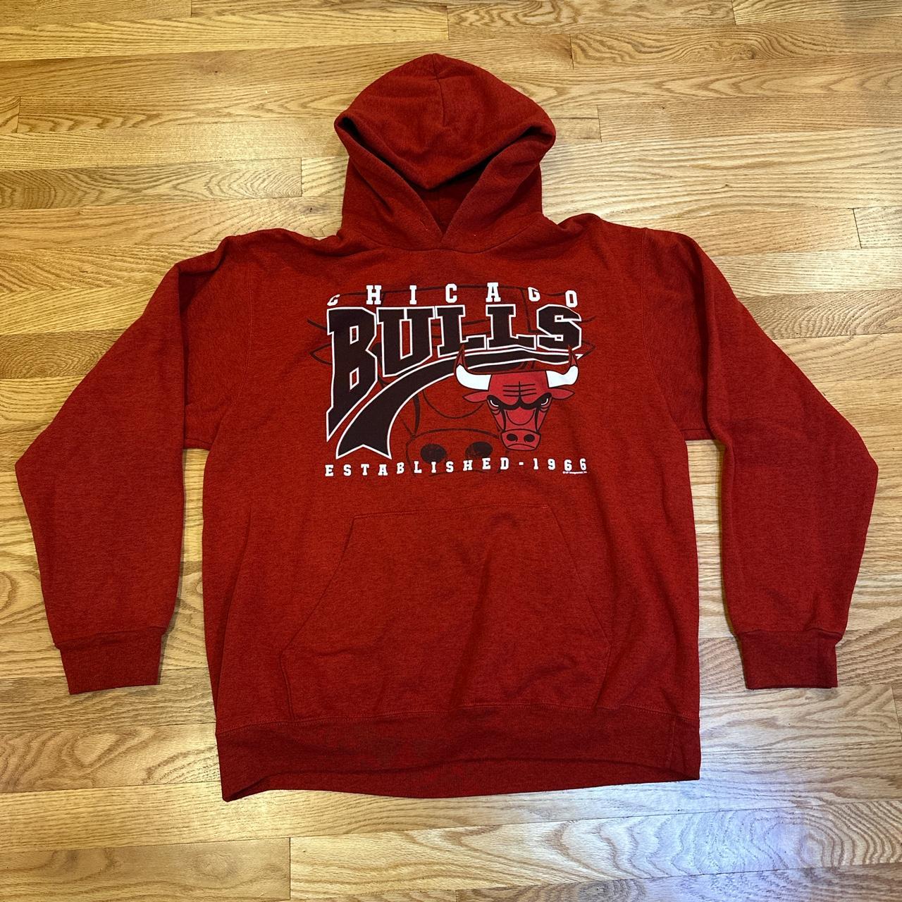 Vintage chicago bulls hoodie Tagged L Fits... - Depop